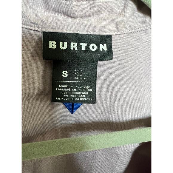 Women's Burton Work Stretch Long Sleeve Overshirt, NWT, Lt Purple, NWT, Small - Picture 3 of 13